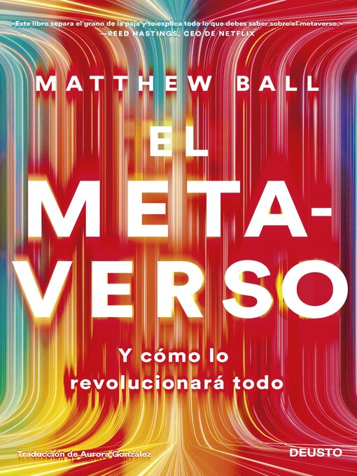 Title details for El metaverso by Matthew Ball - Available